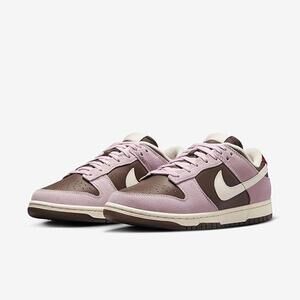 Nike Dunk Low Women's Size 11 Shoes Cacao/Pink Foam/Red/Pale Ivory HM0987-200